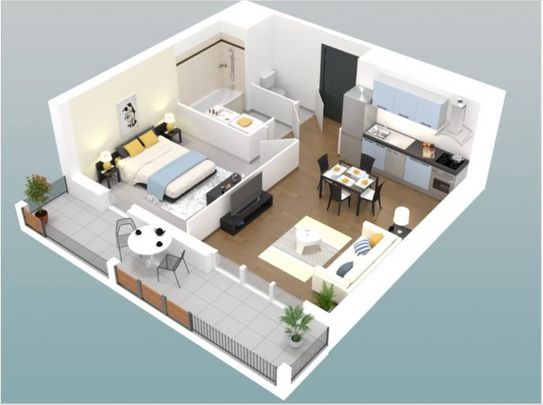 T2 Maurepas 41 m² - Photo 1