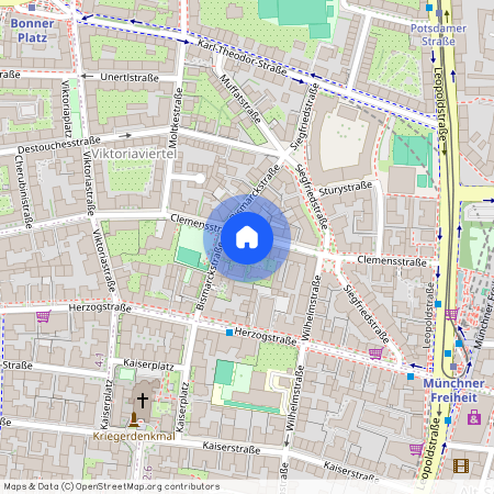 Clemensstraße 25, 80803 München - Schwabing-West