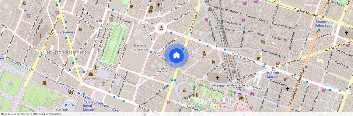 Rue Coq Héron, Francja, Paris