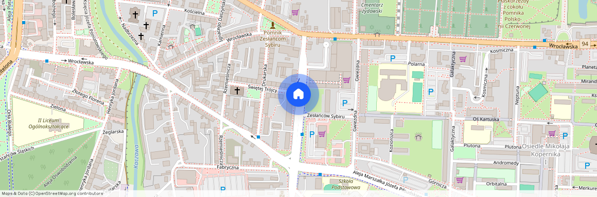 ul. Stanisława Moniuszki, Legnica, dolnośląskie