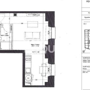 Appartement Juilly 1 pièce(s) 28.70 m2 - Photo 3