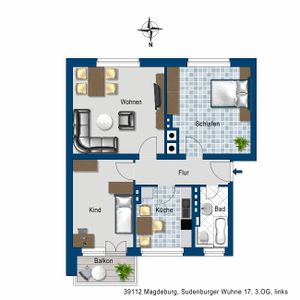 Sudenburger Wuhne 17, 39112 Magdeburg OT Sudenburg - Foto 2