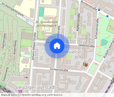 Im Hechtviertel, unterm Dach: Balkon + EBK mgl.* - Foto 1