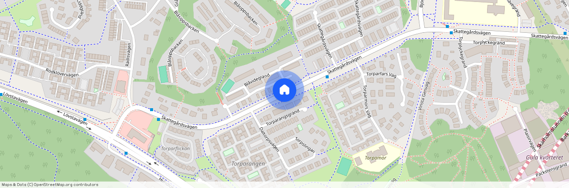 Skattegårdsvägen, Vällingby