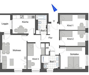 Neubauwohnung in Darmstadt-Bessungen - Photo 1