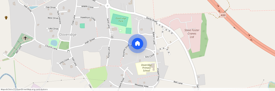 Alms Road, Doveridge