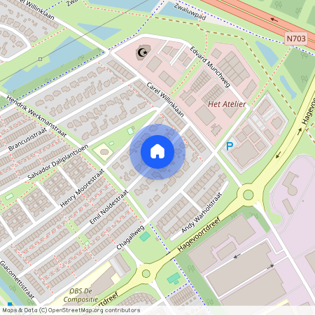 Tussen de Vaarten Z.- Midden oost, 1328 LM, Emil Noldestraat, Almere