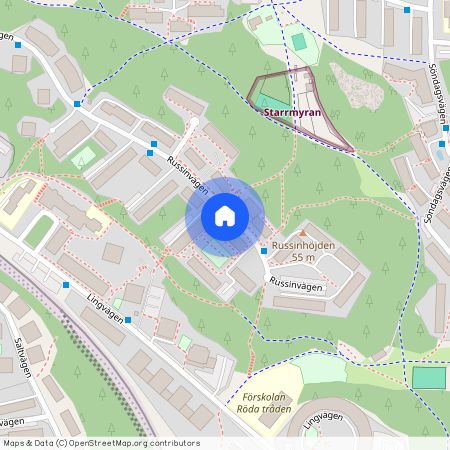 Russinvägen 64, Hökarängen