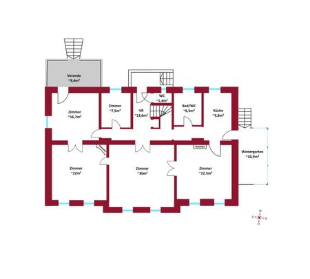 Arbeiten mit Atmosphäre | repräsentatives Gründerzeithaus im Landhausstil | großer Eigengarten für kreative Pausen - Photo 3