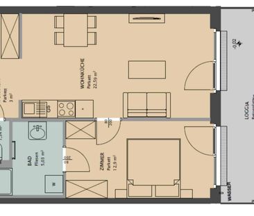 Ruhelage: 2-Zimmer Wohnung mit großer Loggia - Photo 6