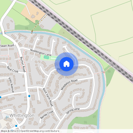 Dyott Avenue, Whittington, Lichfield, Staffordshire, WS14