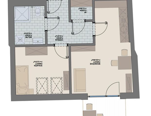 Betreutes Wohnen: Geförderte Altbauwohnung mit Balkon - Foto 1