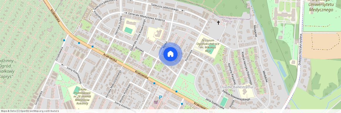 Nyska 20, Zabrze, Rokitnica