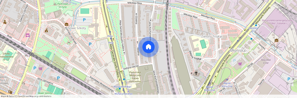 ul. Jana Kochanowskiego, Wrzeszcz Dolny, Gdańsk, pomorskie