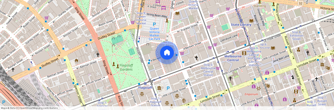 192 A'Beckett St Melbourne VIC 3000, Australia