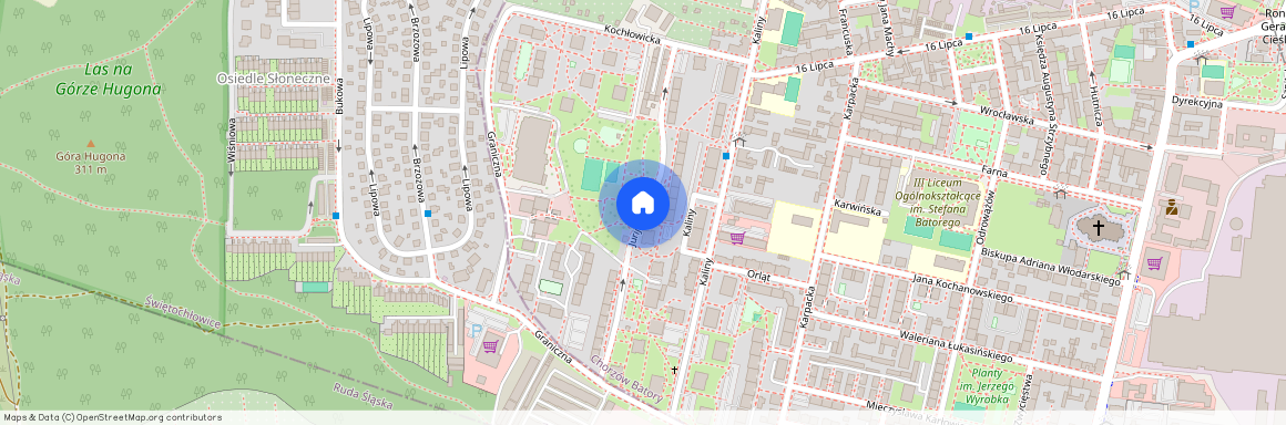 ul. Jurija Gagarina, Chorzów Batory, Chorzów, śląskie