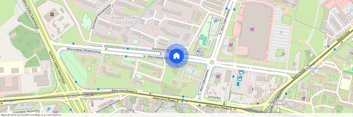 ul. Mieczysława Medweckiego, Czyżyny, Czyżyny, Kraków, małopolskie