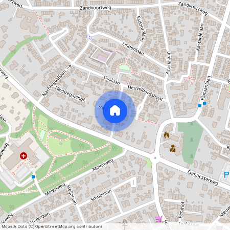 Zandvoort, 3741 WJ, Gaslaan, Baarn