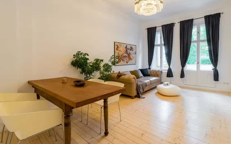 100 sqm! Charming 3 rooms+balcony Friedrichshain - Photo 4