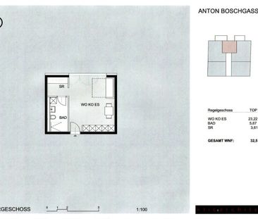 HOFRUHELAGE, JEDLESEE, 33 m2 Neubau, Einzelwohnraum, Komplettküche,... - Photo 2