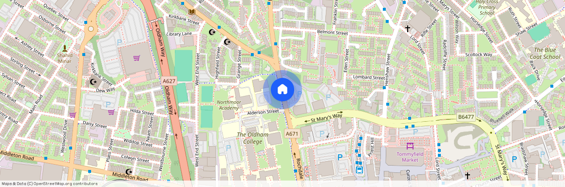 Rochdale Road, Oldham, Lancashire, OL1