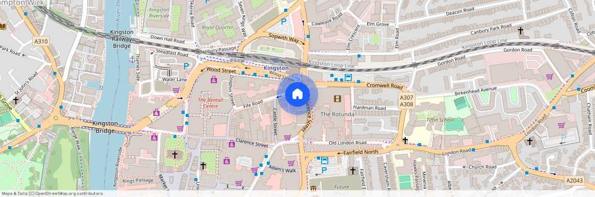 All inclusive bills studios at The Rex, 175 Clarence Street Kingston Upon Thames KT1