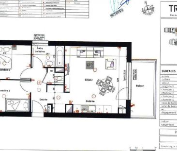 Location appartement 3 pièces - 59.54m² à Schiltigheim (67300) - Photo 4