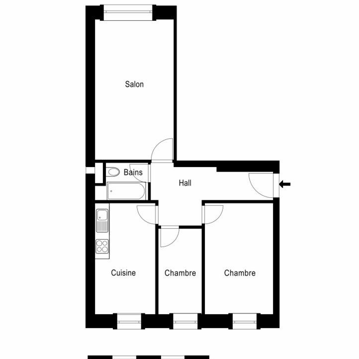 Appartement 3.5p à Carouge - Foto 2