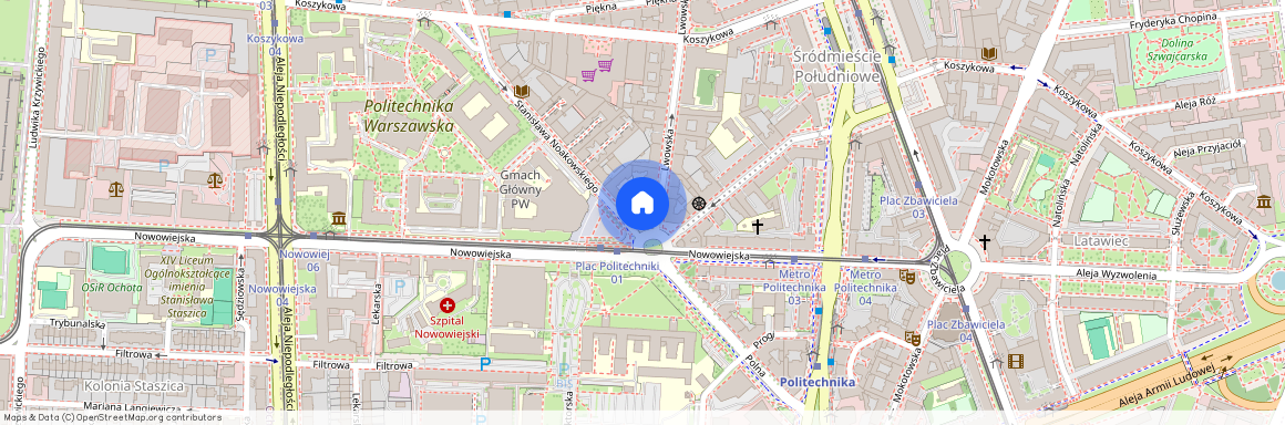 ul. Lwowska 1, Śródmieście Południowe, Śródmieście, Warszawa, mazowieckie