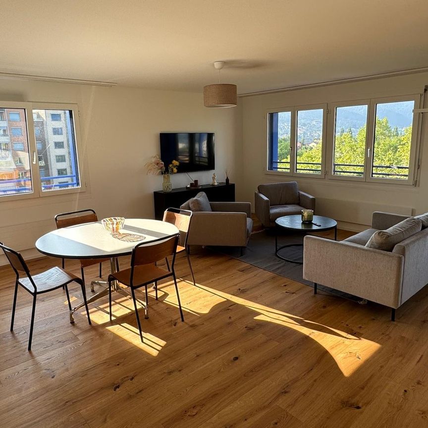 Möblierte 3.5-Zimmerwohnung mit Seeblick im Zentrum von Zug - Photo 1