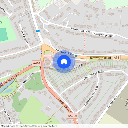 Tamworth Road, Lichfield