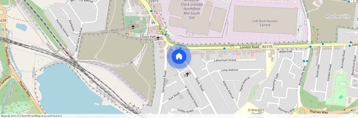 Dover Road, Northfleet, Gravesend, Kent, DA11