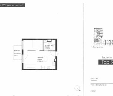 Sonnige Wohnung mit Sonnenbalkon, inkl. Küche- Nähe Badner Bahn und... - Photo 3