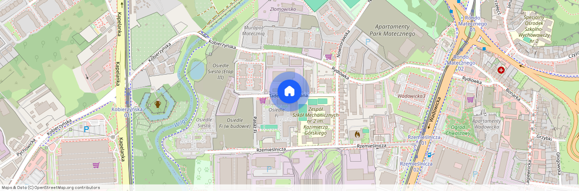 ul. Tadeusza Szafrana, Stare Podgórze, Podgórze, Kraków, małopolskie