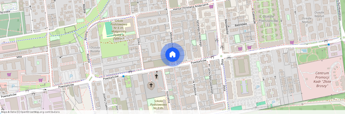 ul. Mikołaja Kopernika, Ząbki, wołomiński, mazowieckie