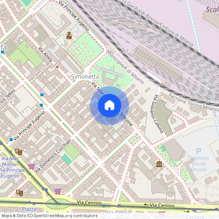 Bilocale in Via Stilicone, Milano