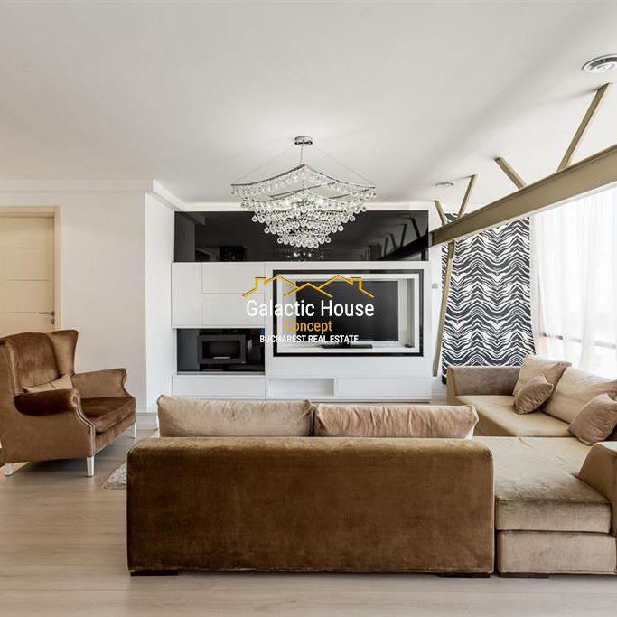 TRIPLEX 5 CAMERE LIFT INTERIOR COMPLEX REZIDENTIAL ZONA HERASTRAU NORDULUI de inchiriat Herastrau, Bucuresti - Photo 1