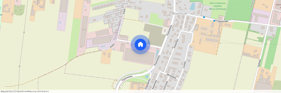 ul. Kręta, Bronisze, Ożarów Mazowiecki, warszawski zachodni, mazowieckie