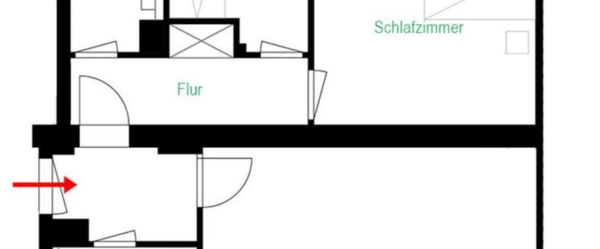 3-Raumwohnung Hochparterre in der Stadt! - Foto 1