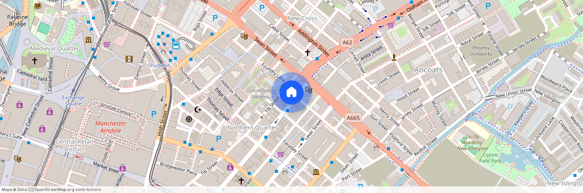 Oldham Street, Manchester, Greater Manchester, M4