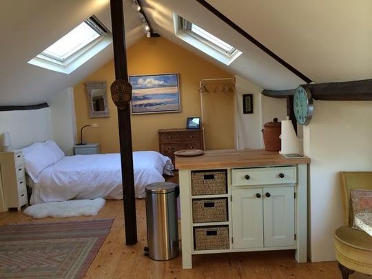 Spacious, private and sunny ensuite Attic Studio with kitchenette, near Tube - Photo 1