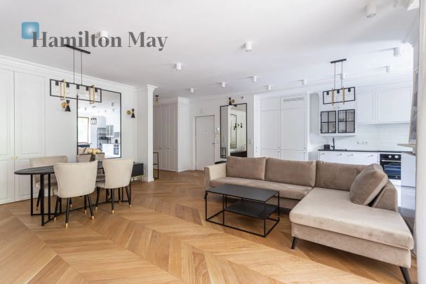 Wyjątkowy, czteropokojowy apartament w zielonej części Powiśla - Photo 1