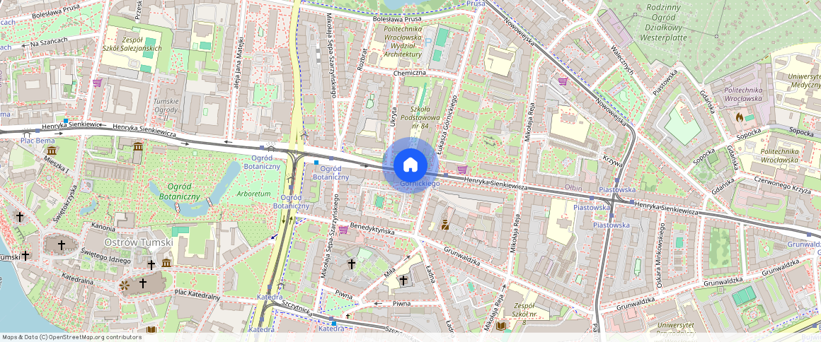 ul. Henryka Sienkiewicza, Śródmieście, Wrocław