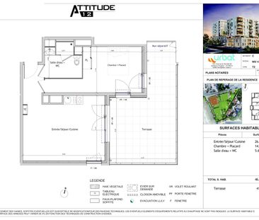 location Appartement T2 DE 46.7m² À MARSEILLE - Photo 1