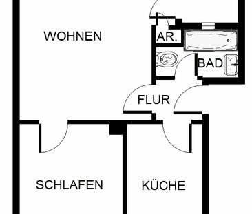 2-Zimmer-Wohnung in Herten Disteln - Photo 2