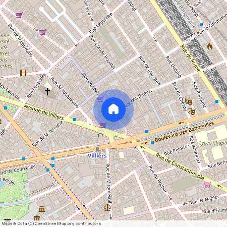 Rue de Lévis et Rue des Dames 75017 Paris (17e arrondissement)