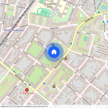 Habrmannovo náměstí, Plzeň - Doubravka