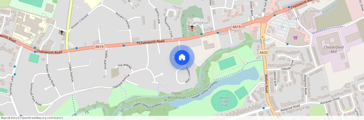 Haddon Close, Chesterfield, S40, Haddon Close, Brampton, Chesterfield, S40