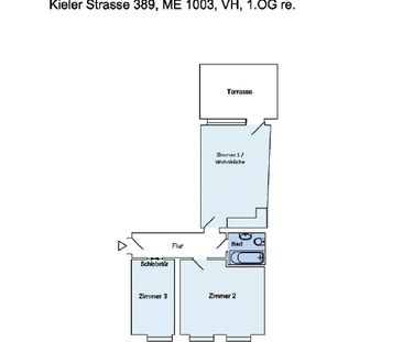 Sonnige 3 Zimmer-Wohnung mit Terrasse! - Photo 6