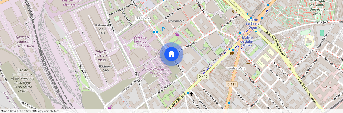 Rue Simone Veil, Francja, Saint-Ouen-Sur-Seine